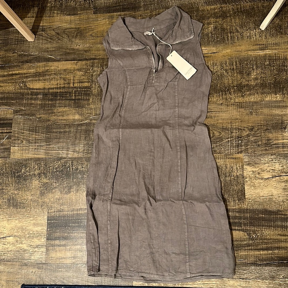 NWT Lina Tomei 100% linen dress